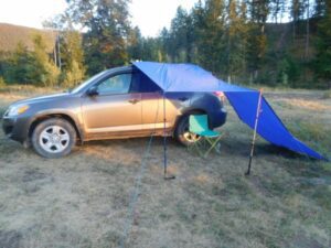 tarp hacks for camping